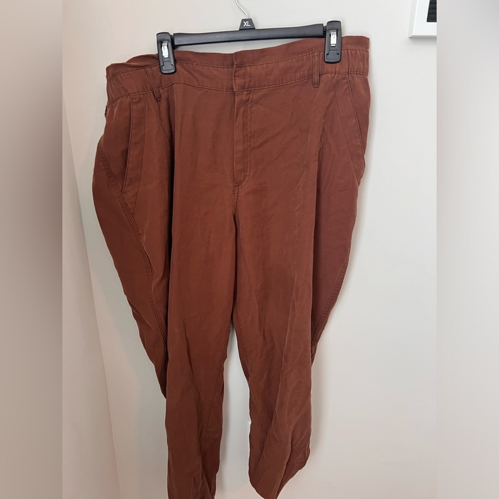 brown trousers